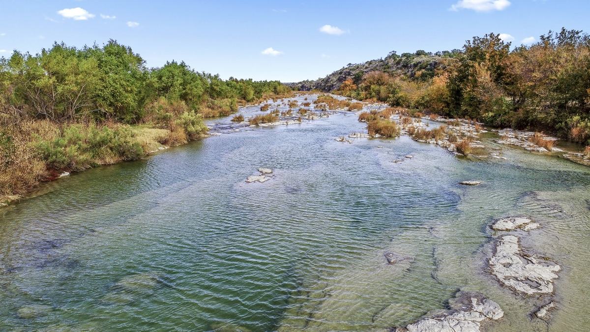 River bend from the air